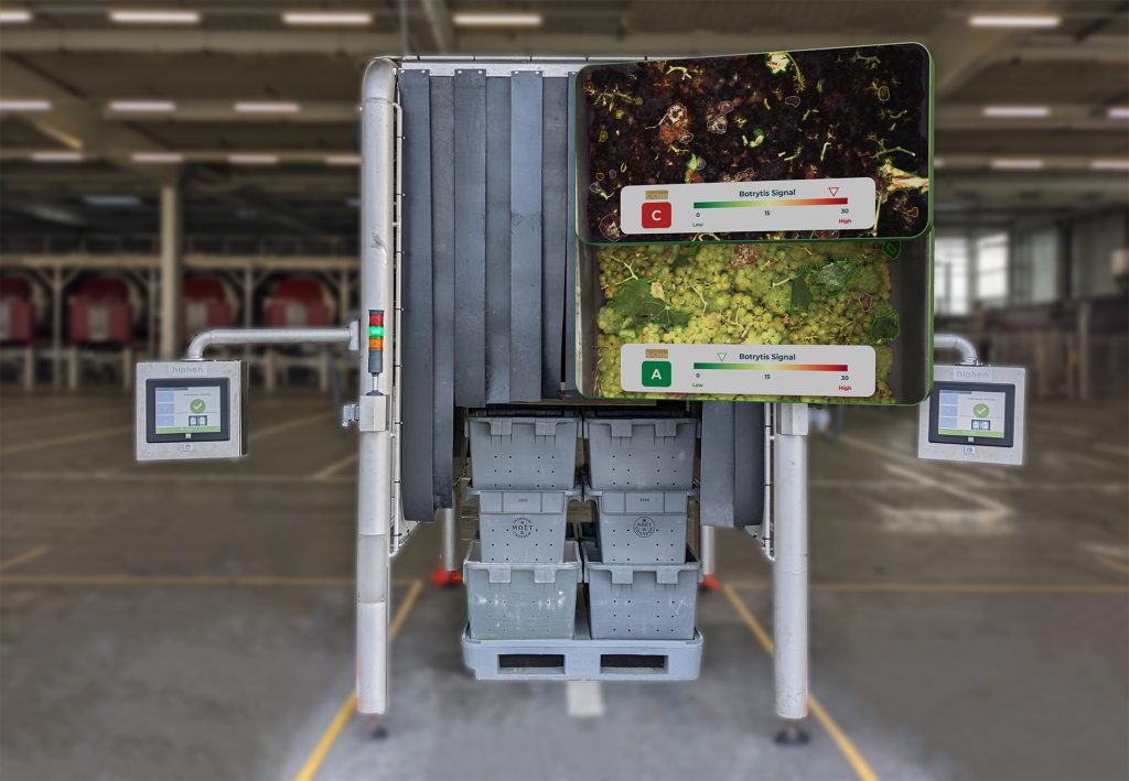 Grape harvest quality scoring to optimize logistics